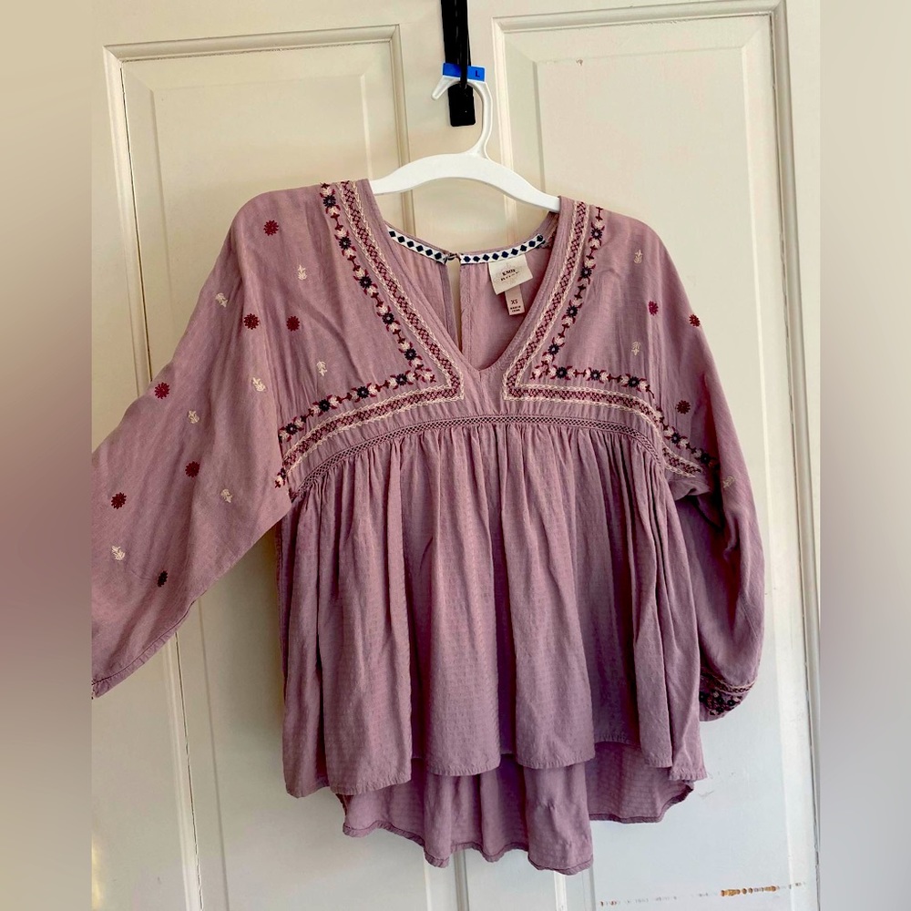 Womens purple dress shirt